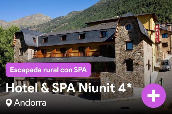 Otoño romántico en hotel 4* con cenas y spa (Andorra)