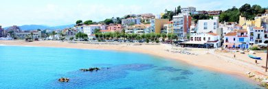 Vacaciones en Blanes en primera línea de playa