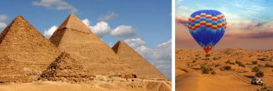 Circuito por Egipto con paseo en globo y visita Necrópolis ¡vuelos incluidos!