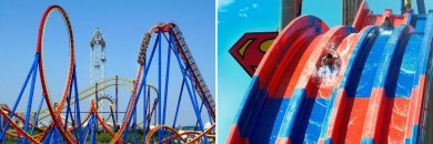Disfruta del Parque Warner Bros y/o Warner Beach (Madrid) ¡1 niño GRATIS!