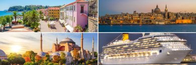 Francia, Italia, Turquía, Grecia y Malta con Costa Cruceros con salida desde Barcelona