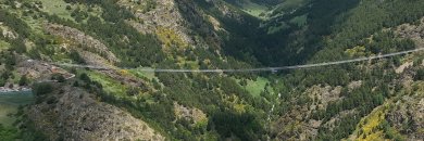 Descubre el segundo Puente Tibetano más largo del mundo en Andorra