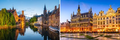 Brujas y Bruselas el corazón Europa Medieval 