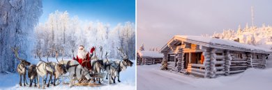 Conoce a Santa Claus en su casa de Laponia ¡vuelos directos incluidos!