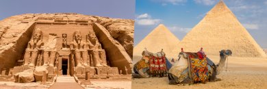 Egipto con visita Abu Simbel en avión + crucero por Río Nilo + excursiones exclusivas