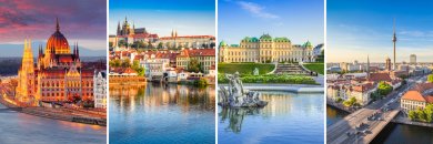 Circuito por el centro de Europa Berlín, Praga, Viena y Budapest con vuelos incluidos