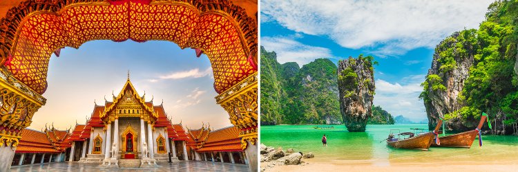 Vacaciones en Tailandia ¡vuelos incluidos!