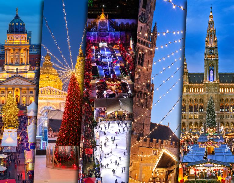¡Mercados navideños por Europa con vuelos incluidos! Berlín, Budapest, Viena y Bruselas.