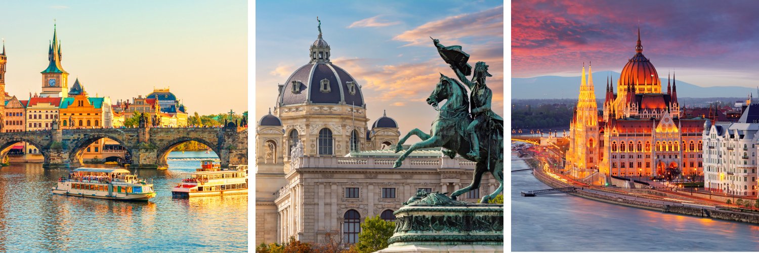 Circuito por el centro de Europa: Budapest, Praga y Viena con vuelos incluidos