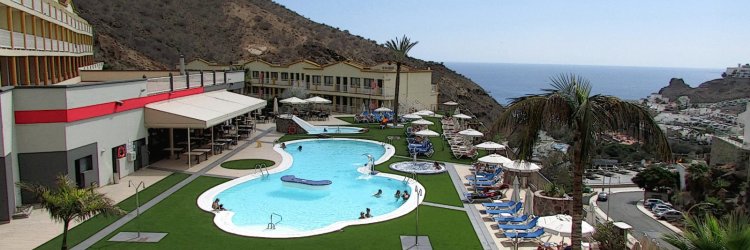 Vacaciones en Puerto Rico de Gran Canaria en apartamento con desayuno