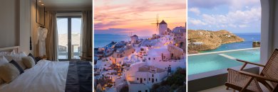 Exclusividad y encanto frente al mar en Mykonos