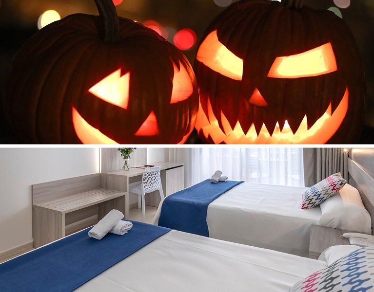 Halloween en hotel 4* en Salou con Pensión Completa con pasaje del terror