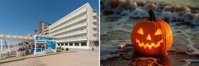 Especial Halloween en Calafell en 1ª línea de playa con Pensión Completa