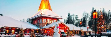 Conoce a Santa Claus en su casa de Laponia ¡vuelos directos incluidos!