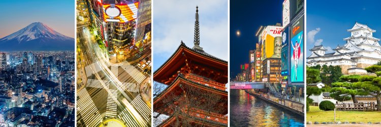 De Tokyo a Osaka: ¡vive Japón con vuelos incluidos!