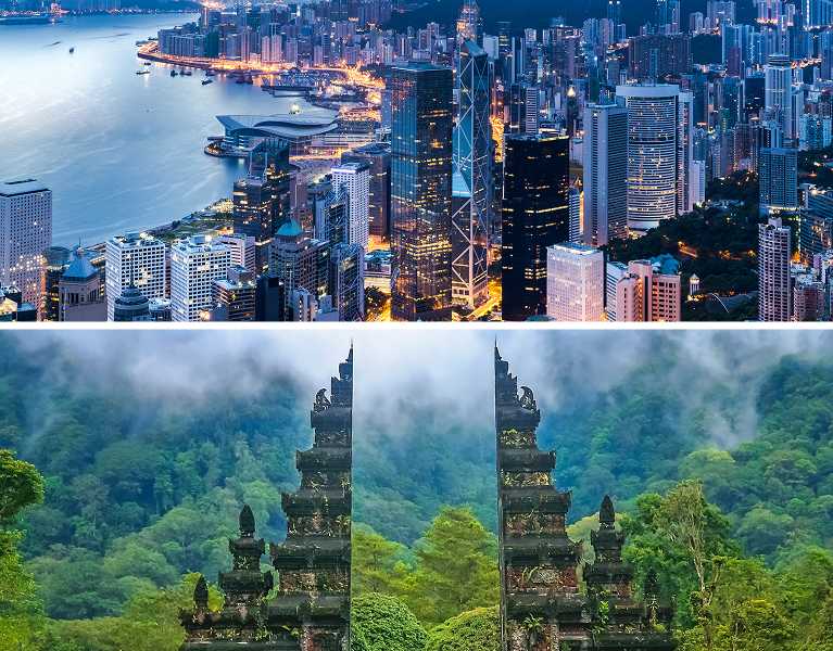 De Hong Kong a Bali: Aventura asiática completa ¡vuelos incluidos!