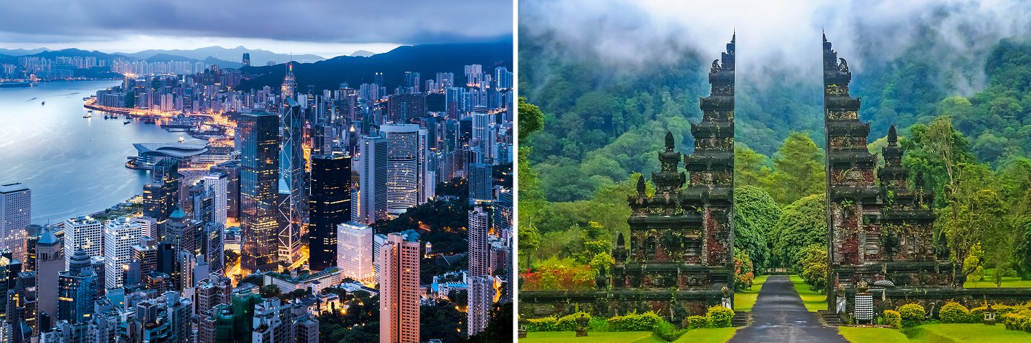 De Hong Kong a Bali: Aventura asiática completa ¡vuelos incluidos!