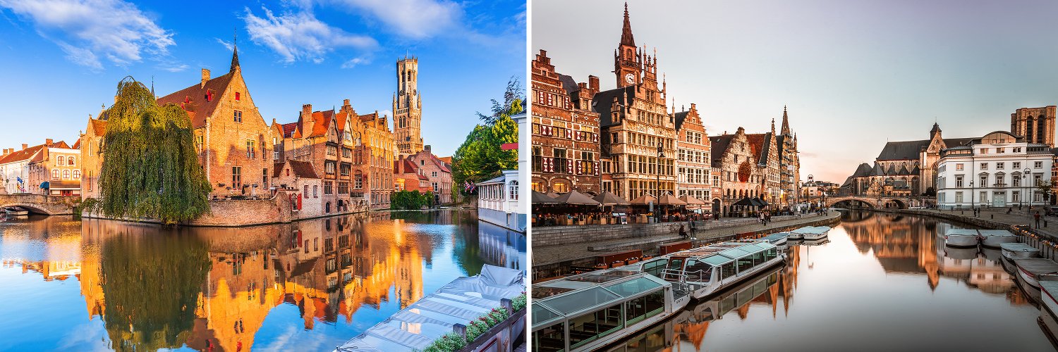 Circuito por Ámsterdam, Bruselas, Brujas y Gante con vuelos y desayunos incluidos