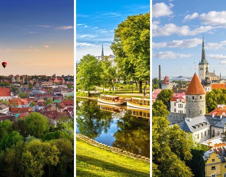 Joyas del Báltico: Tallín, Vilna y Riga ¡con vuelos incluidos!