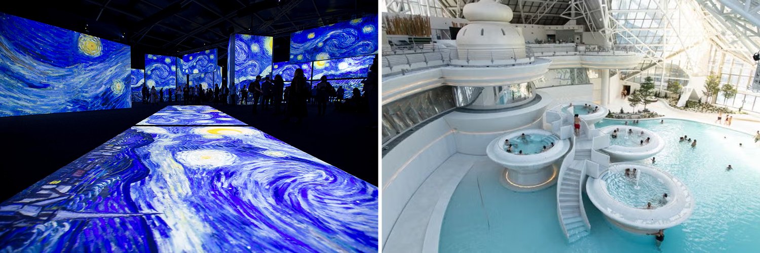 Relax y arte en Andorra: bienestar en Caldea y la experiencia inmersiva de Van Gogh