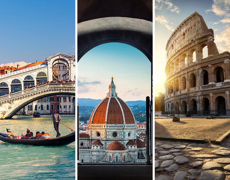 ¡Italia te va a enamorar! Venecia, Florencia y Roma: 6 noches de ensueño