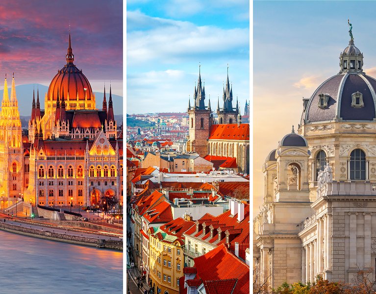 Tres joyas de Europa en un solo viaje: Budapest, Praga y Viena ¡vuelos incluidos!