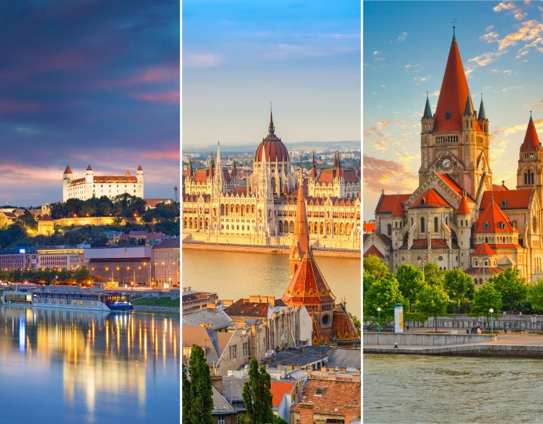 Circuito por Viena, Bratislava y Budapest con vuelos y crucero incluidos