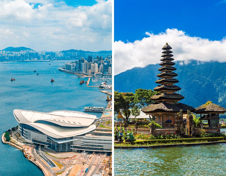 De Hong Kong a Bali: Aventura asiática completa ¡vuelos incluidos!