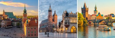 Cracovia, Varsovia y Praga: tres joyas en un solo viaje