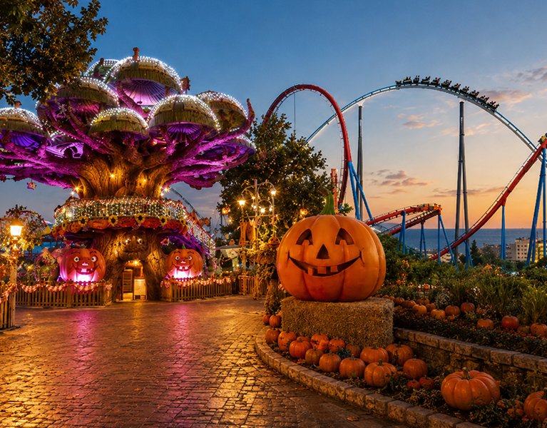 Especial Halloween en Salou con Apartamento y entrada a PortAventura