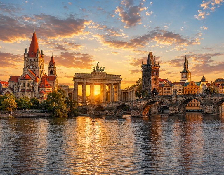 Circuito por el centro de Europa: Berlín, Praga y Viena