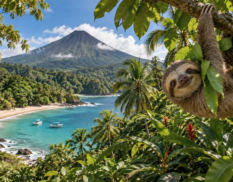 ¡Pura Vida! Costa Rica con circuito, coche, vuelos y alojamiento incluidos