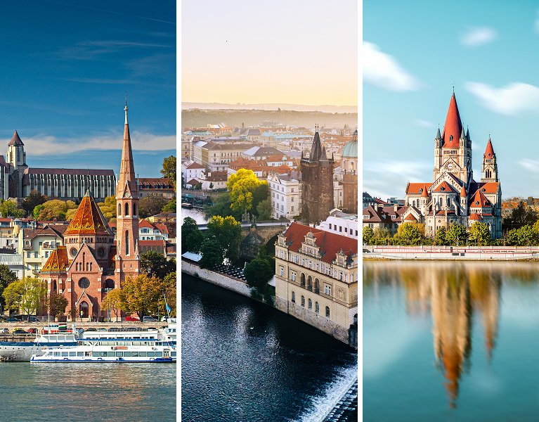 3 ciudades, 1 experiencia: Budapest, Praga y Viena, ¡vuelos incluidos!