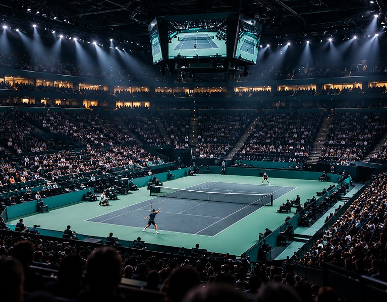 París, tenis y un campeón por decidir: ¡Vive las finales del Rolex Paris Masters!