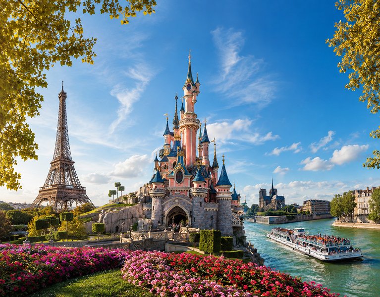 ¡Descubre París: vuelos, crucero por el Sena y visita a Disneyland® Paris!