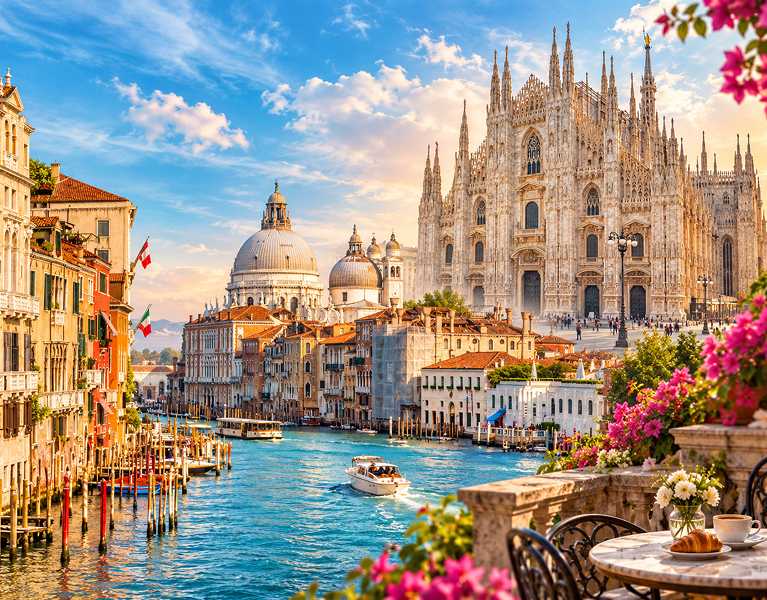 Descubre el norte de Italia: Milán y Venecia te esperan