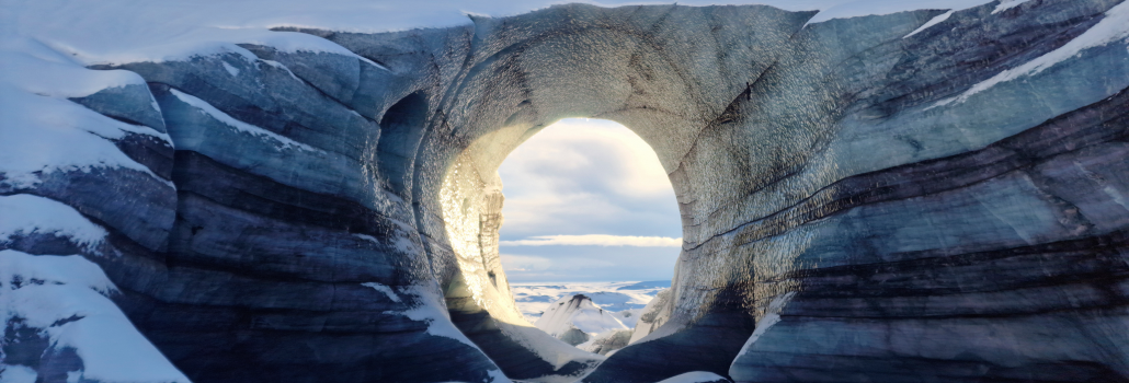 Vík – Cueva de hielo de Katla - Reykjavik (190 km)